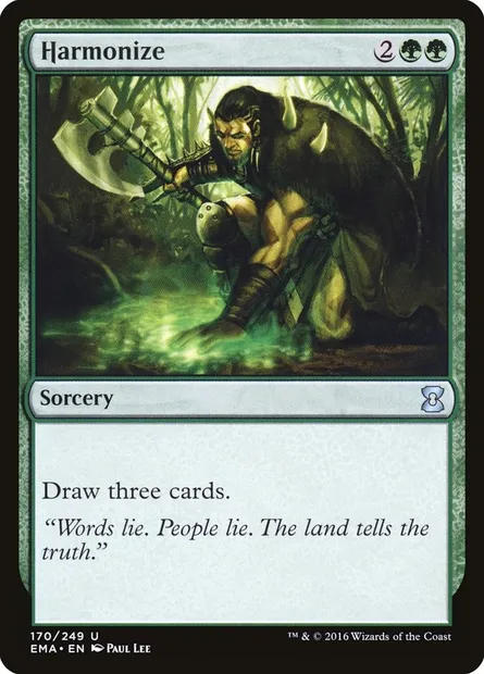 Harmonize, Magic card EMA 170 — Eternal Masters set