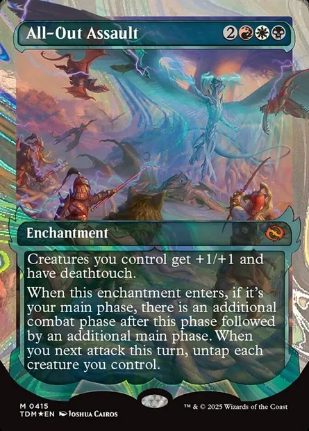 All-Out Assault, Magic card TDM 415 — Tarkir: Dragonstorm set