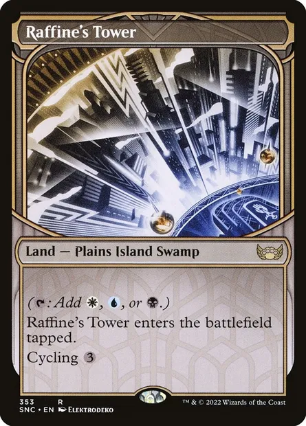 Raffine's Tower, Magic card SNC 353 — Streets of New Capenna set