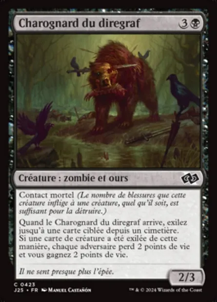 Charognard du diregraf, carte Magic J25 423 — extension Foundations Jumpstart