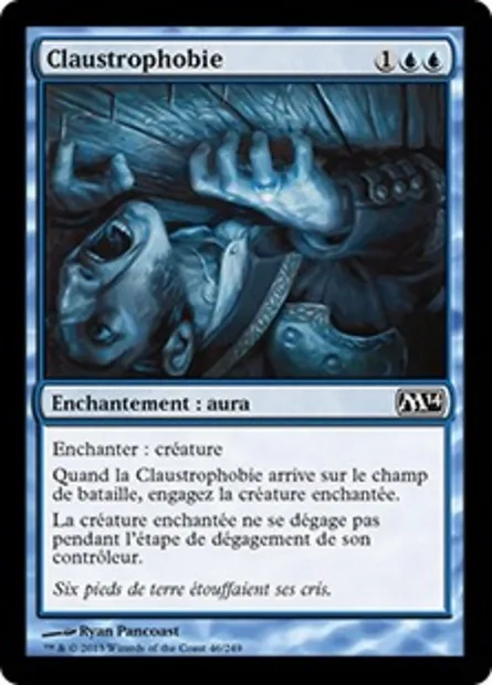 Claustrophobie, carte Magic M14 46 — extension Magic 2014