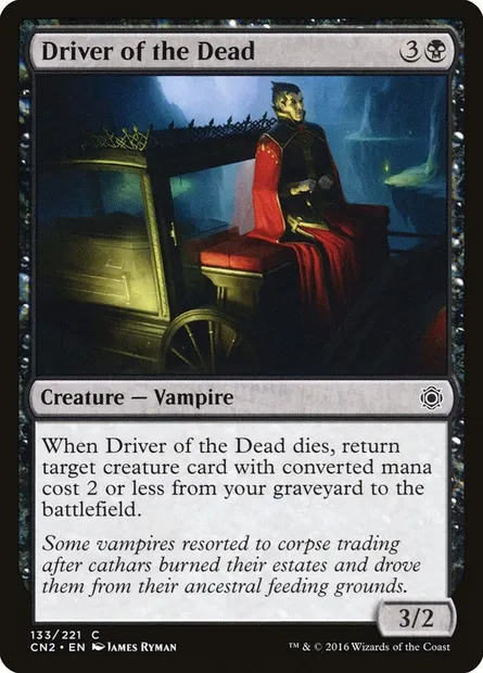 Cocher des morts, carte Magic CN2 133 — extension Conspiracy: Take the Crown