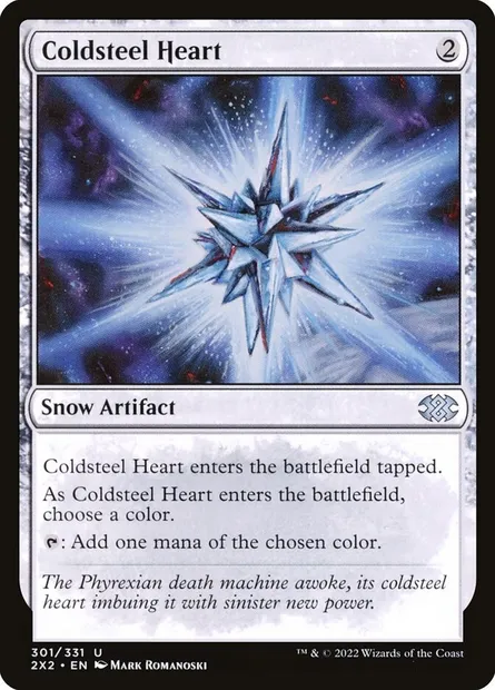 Coldsteel Heart, Magic card 2X2 301 — Double Masters 2022 set