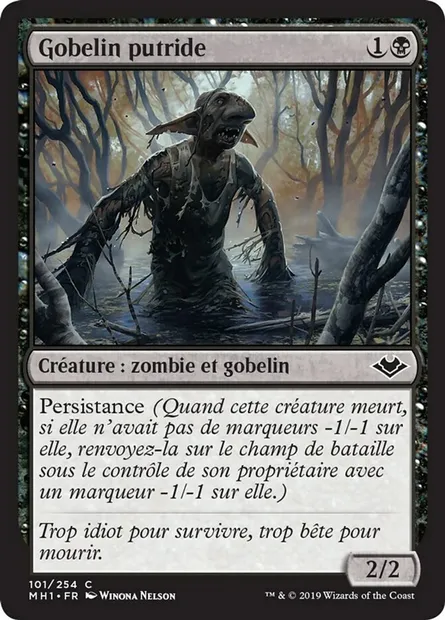 Gobelin putride, carte Magic MH1 101 — extension Horizons du Modern