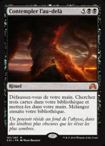 Contempler l'au-delà, carte Magic SOI 101 — extension Ténèbres sur Innistrad
