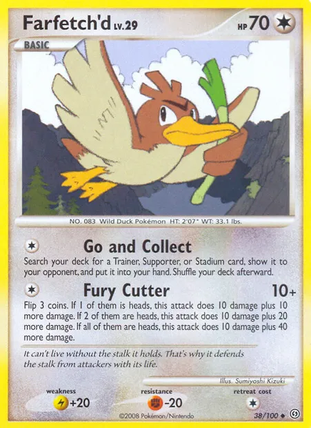 Farfetch'd, Pokémon card SF 38 — Stormfront set