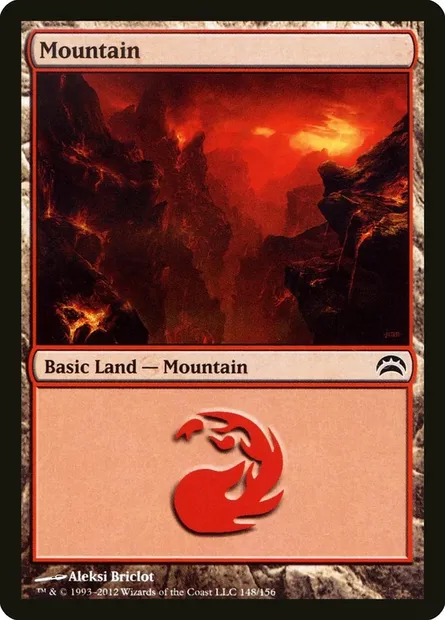 Mountain, Magic card PC2 148 — Planechase 2012 set