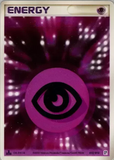 Énergie Psy, carte Pokémon P-QCP 012 — extension Psychic Quick Construction Pack