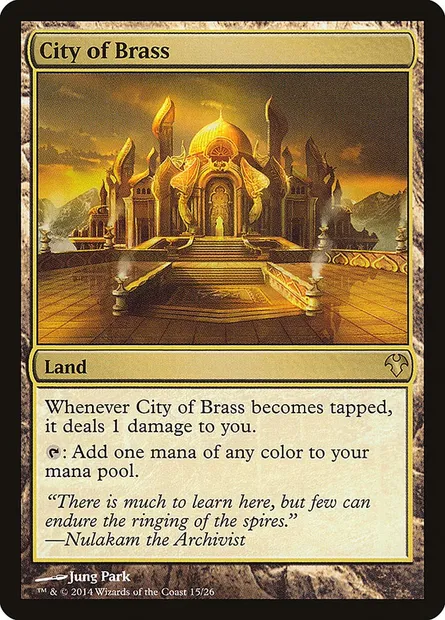 City of Brass, Magic card MD1 15 — Modern Event Deck 2014 set