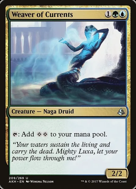 Weaver of Currents, Magic card AKH 209 — Amonkhet set