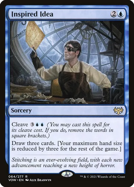 Inspired Idea, Magic card VOW 64 — Innistrad: Crimson Vow set