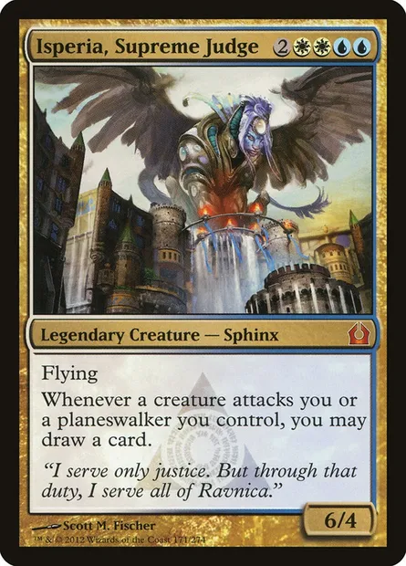 Isperia, Supreme Judge, Magic card RTR 171 — Return to Ravnica set