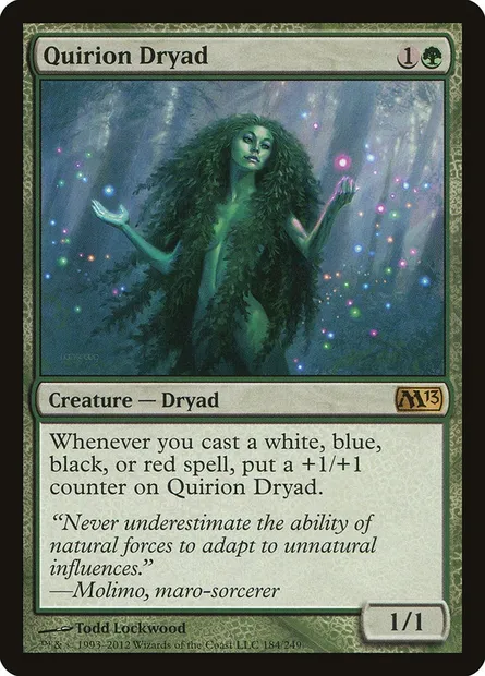 Quirion Dryad, Magic card M13 184 — Magic 2013 set