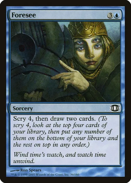 Foresee, Magic card FUT 36 — Future Sight set