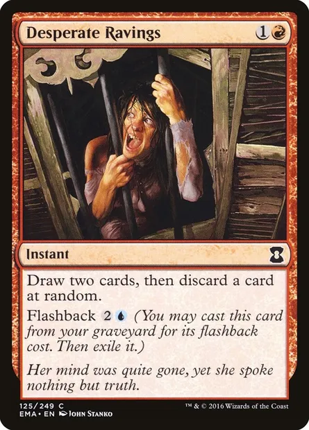 Desperate Ravings, Magic card EMA 125 — Eternal Masters set