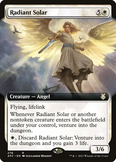 Radiant Solar, Magic card AFC 278 — Forgotten Realms Commander set