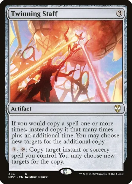 Twinning Staff, Magic card NCC 383 — New Capenna Commander set