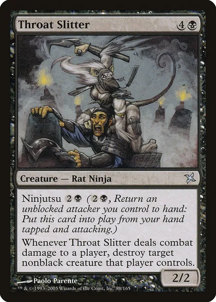 Throat Slitter, Magic card BOK 88 — Betrayers of Kamigawa set