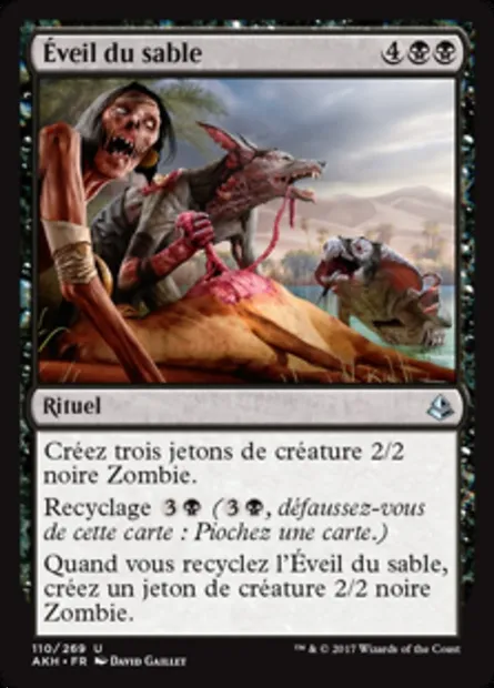 Éveil du sable, carte Magic AKH 110 — extension Amonkhet