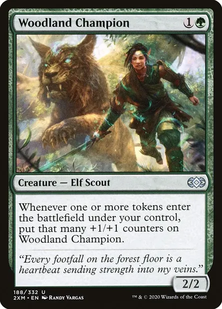Woodland Champion, Magic card 2XM 188 — Double Masters set