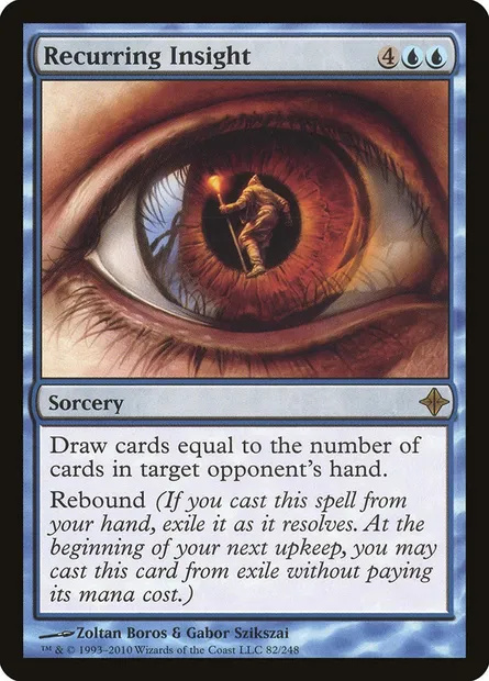 Recurring Insight, Magic card ROE 82 — Rise of the Eldrazi set