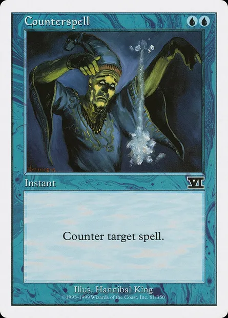 Contresort, carte Magic 6ED 61 — extension Classic Sixth Edition