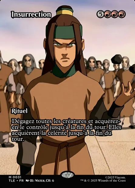 Insurrection, carte Magic TLE 31 — extension Avatar: The Last Airbender Eternal