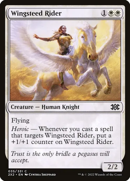 Wingsteed Rider, Magic card 2X2 35 — Double Masters 2022 set