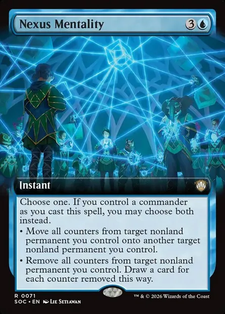 Nexus Mentality, Magic card SOC 71 — Secrets of Strixhaven Commander set