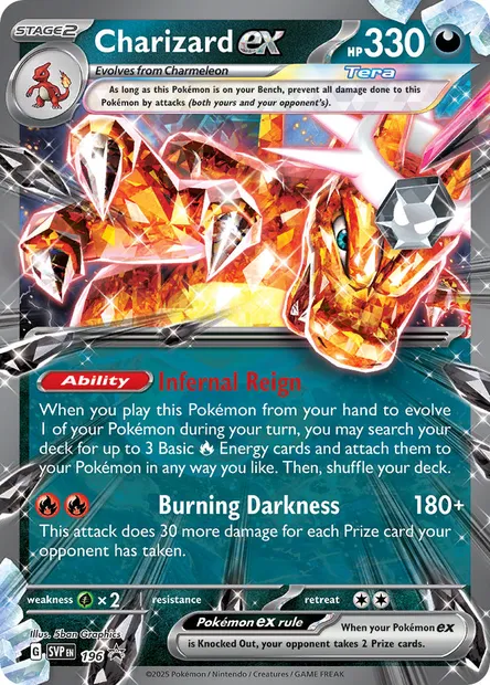Charizard ex, Pokémon card PR-SV 196 — SVP Black Star Promos set