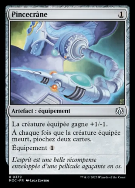 Pincecrâne, carte Magic MOC 379 — extension March of the Machine Commander