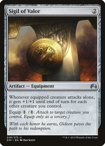 Sigil of Valor, Magic card ORI 239 — Magic Origins set