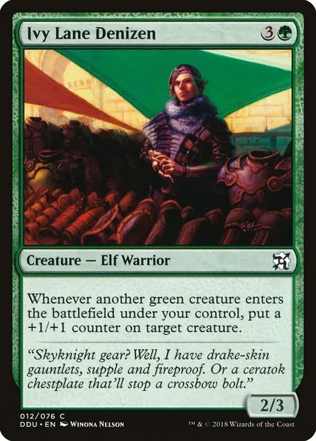 Ivy Lane Denizen, Magic card DDU 12 — Duel Decks: Elves vs. Inventors set