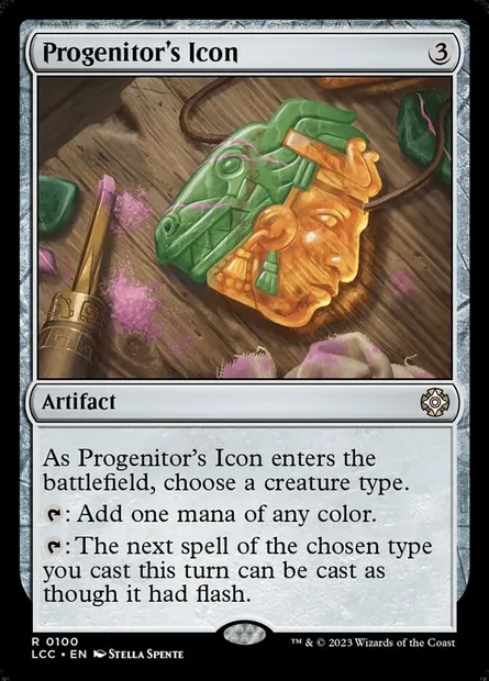 Progenitor's Icon, Magic card LCC 100 — The Lost Caverns of Ixalan Commander set