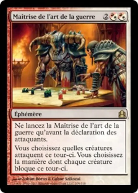 Maîtrise de l'art de la guerre, carte Magic CMD 209 — extension Commander 2011