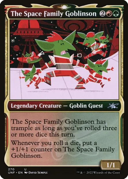The Space Family Goblinson, Magic card UNF 270 — Unfinity set