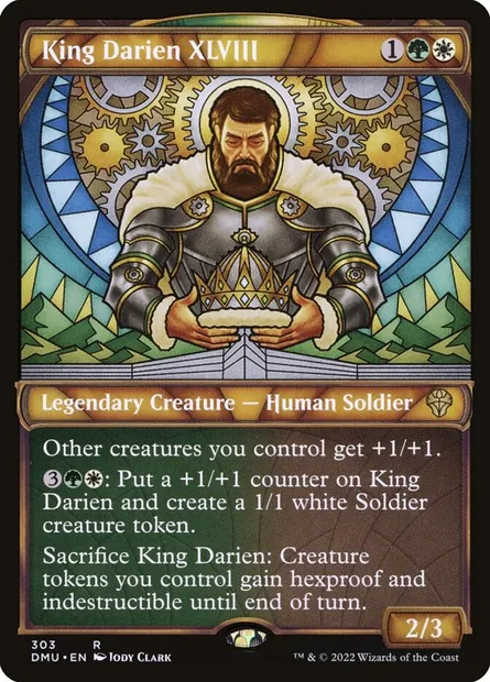 King Darien XLVIII, Magic card DMU 303 — Dominaria United set
