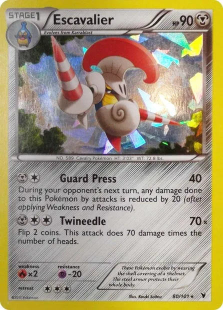 Escavalier, Pokémon card TDX 080-3 — Theme Deck & Blisters Exclusives set
