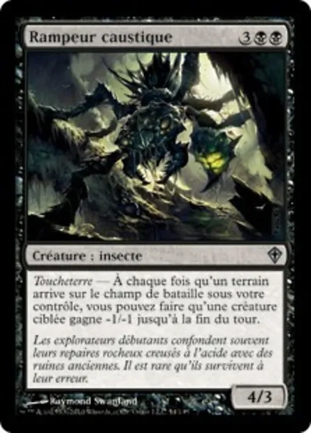 Rampeur caustique, carte Magic WWK 54 — extension Worldwake
