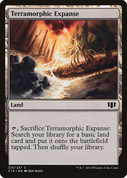 Terramorphic Expanse, Magic card C14 315 — Commander 2014 set