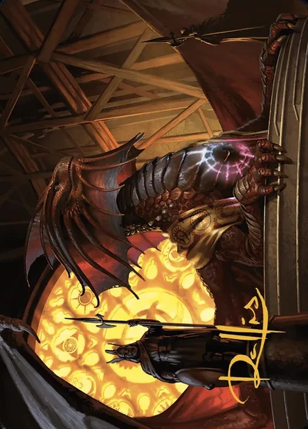Niv-Mizzet, Guildpact // Niv-Mizzet, Guildpact, Magic card AMKM 21 — Murders at Karlov Manor Art Series set