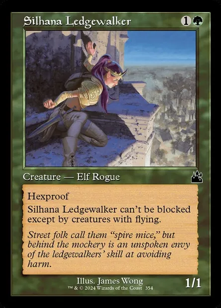 Silhana Ledgewalker, Magic card RVR 354 — Ravnica Remastered set