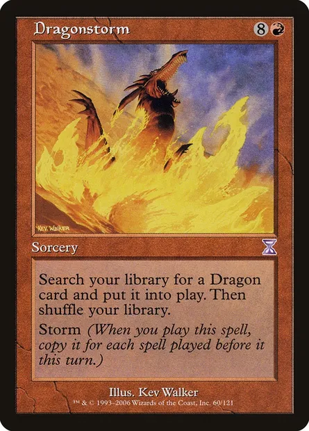 Dragonstorm, Magic card TSB 60 — Time Spiral Timeshifted set