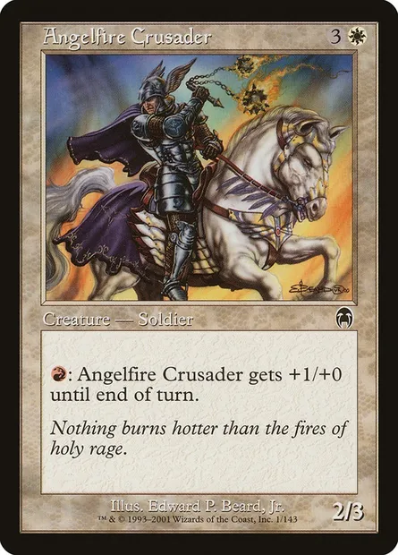 Angelfire Crusader, Magic card APC 1 — Apocalypse set