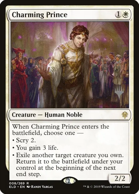 Charming Prince, Magic card PELD 8p — Throne of Eldraine Promos set
