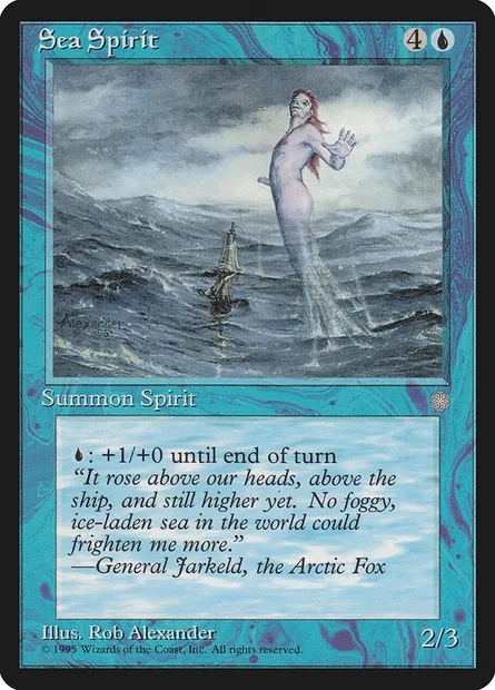 Esprit marin, carte Magic ICE 95 — extension Ere Glaciaire