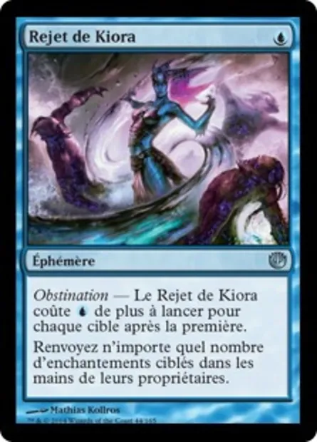 Rejet de Kiora, carte Magic JOU 44 — extension Incursion dans Nyx