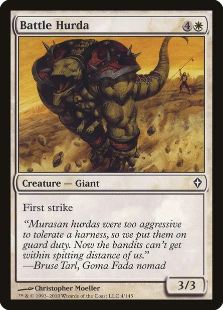 Battle Hurda, Magic card WWK 4 — Worldwake set