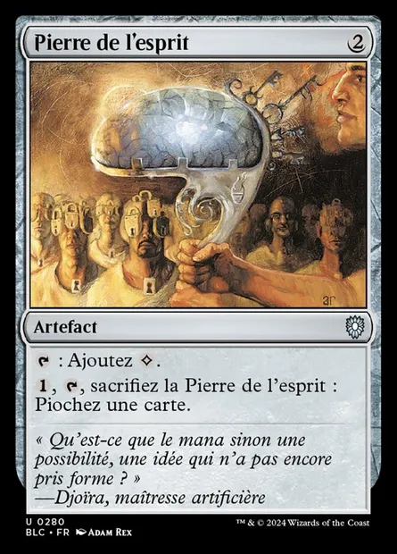 Pierre de l'esprit, carte Magic BLC 280 — extension Bloomburrow Commander
