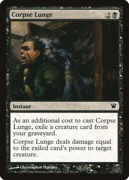 Corpse Lunge, Magic card ISD 93 — Innistrad set